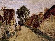 Camille Pissarro Overton village cul-de sac Spain oil painting artist